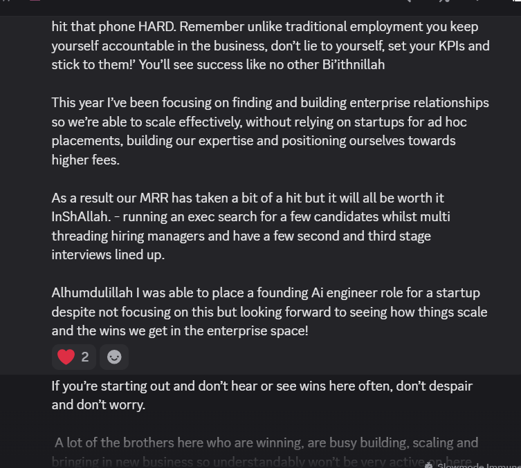 Recruitmentle student review: Student results